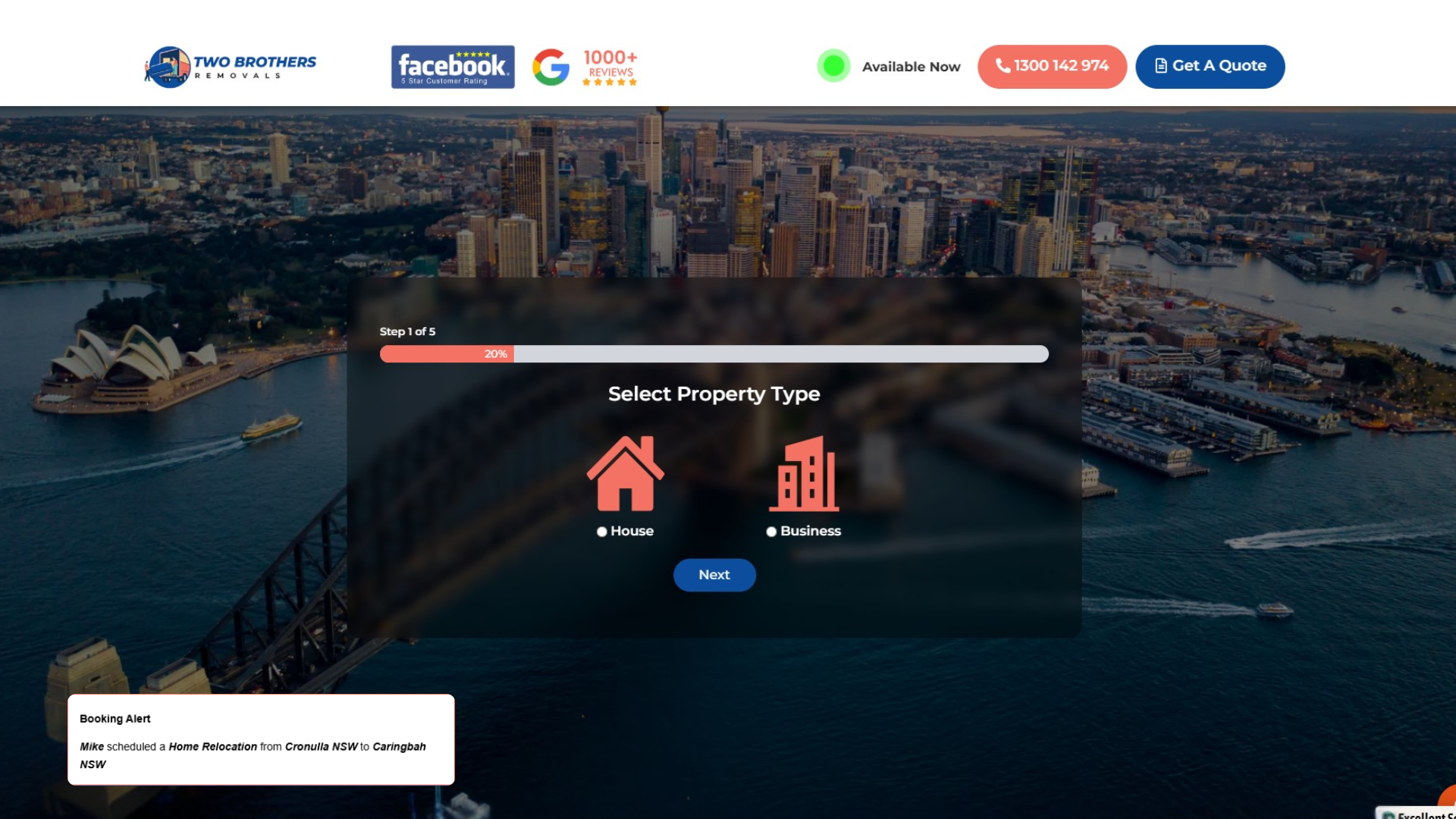 Landing Page Template 18 screenshot 1